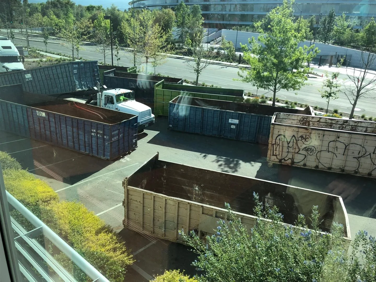 Panasonic project trucks and removal bins