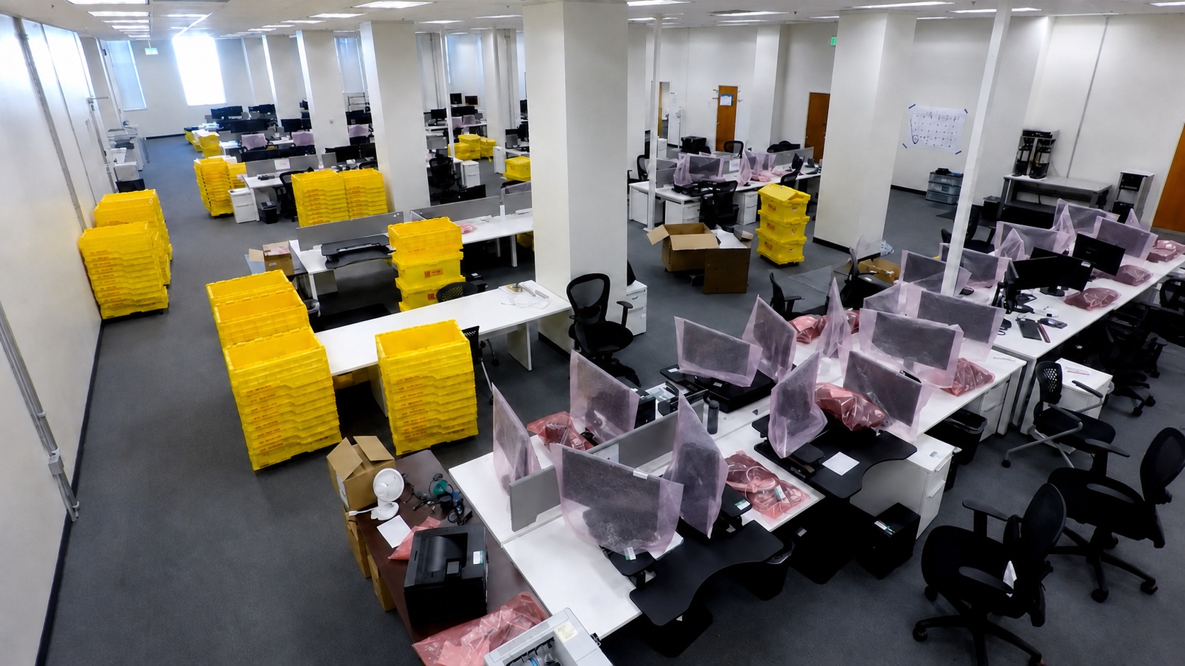 CIM Group workplace reconfiguration