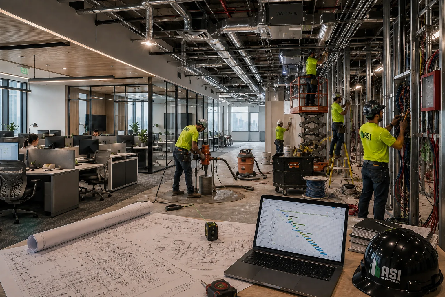 Construction, electrical and workplace coordination