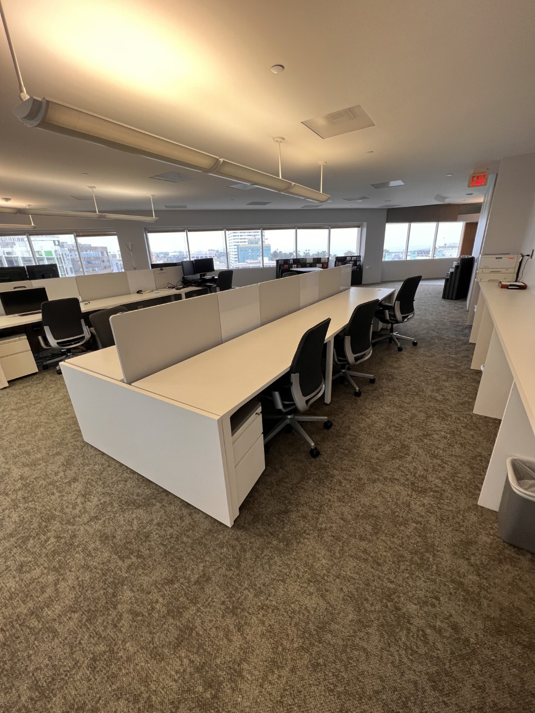 Fitted Wilshire Santa Monica workplace before assigned removals
