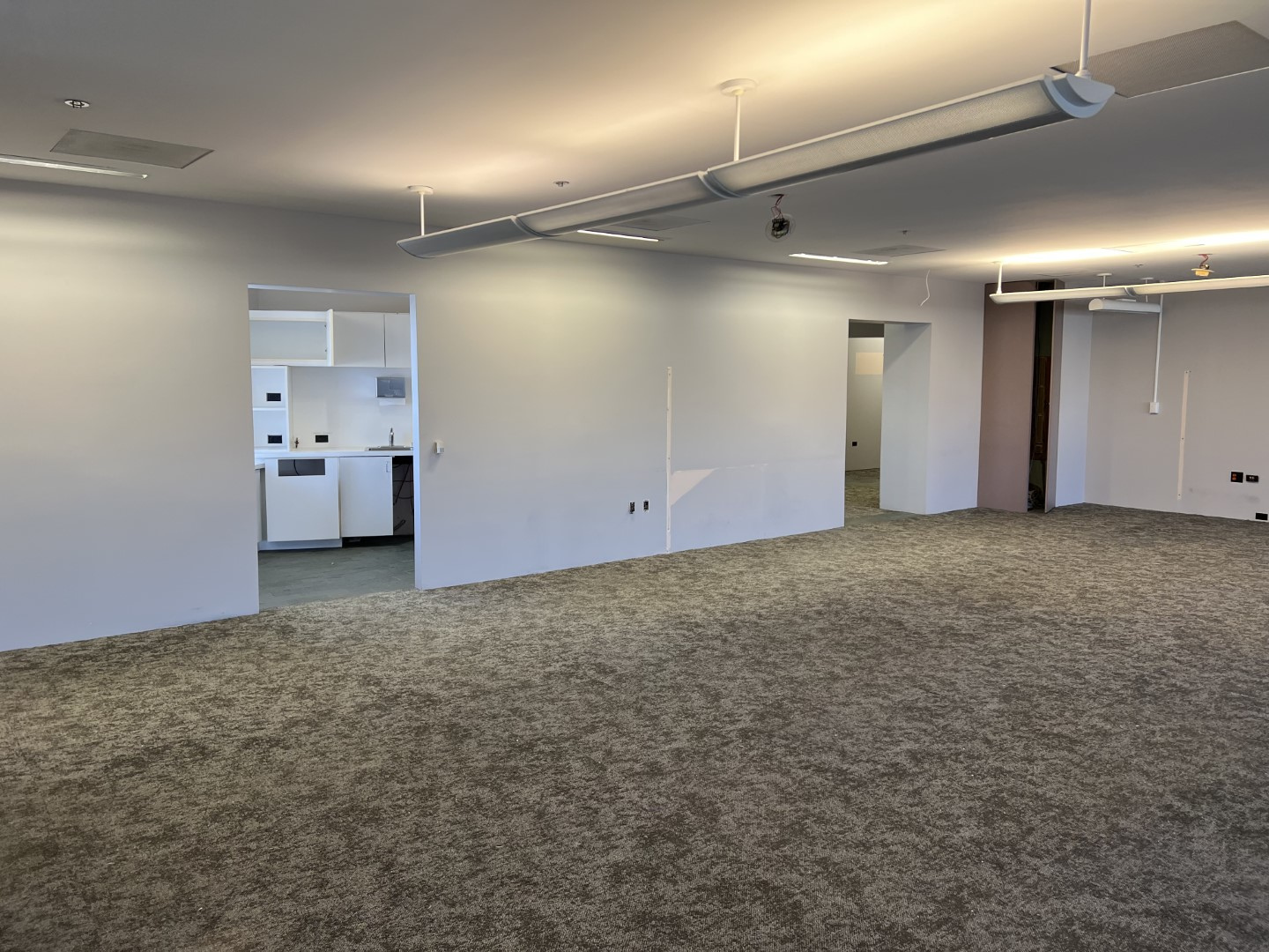Open work area after assigned furniture removal