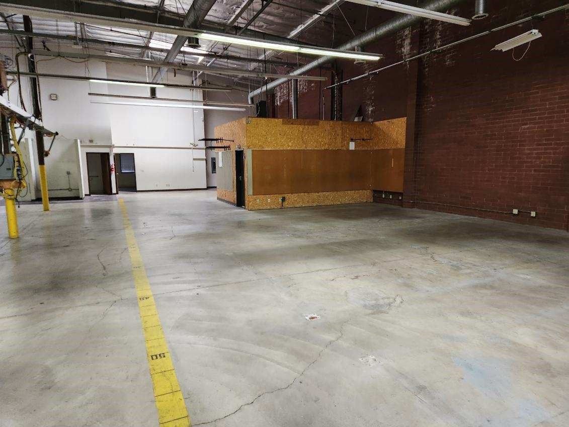 Cleared warehouse floor | Completed