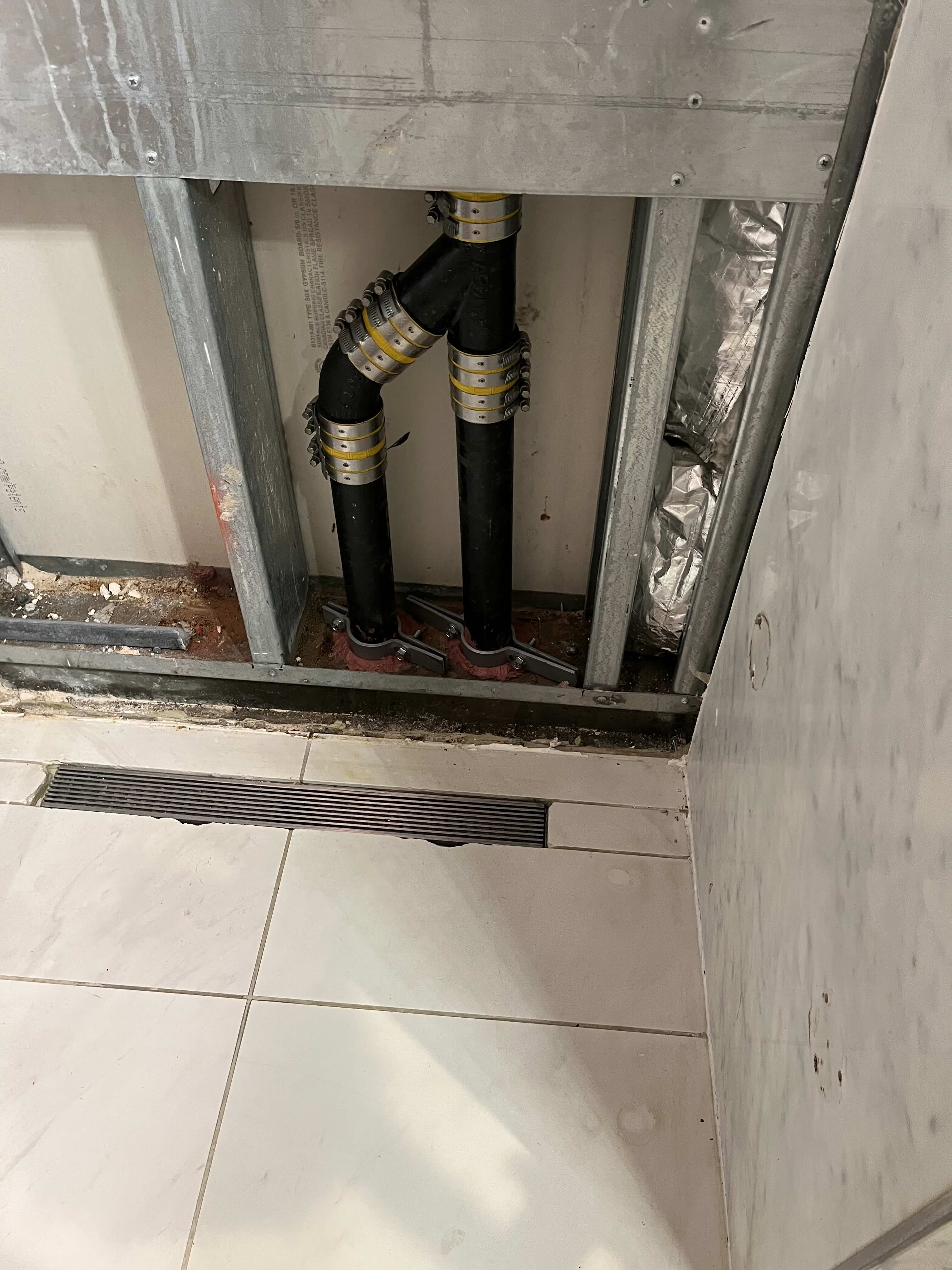 Repaired vent and penetrations