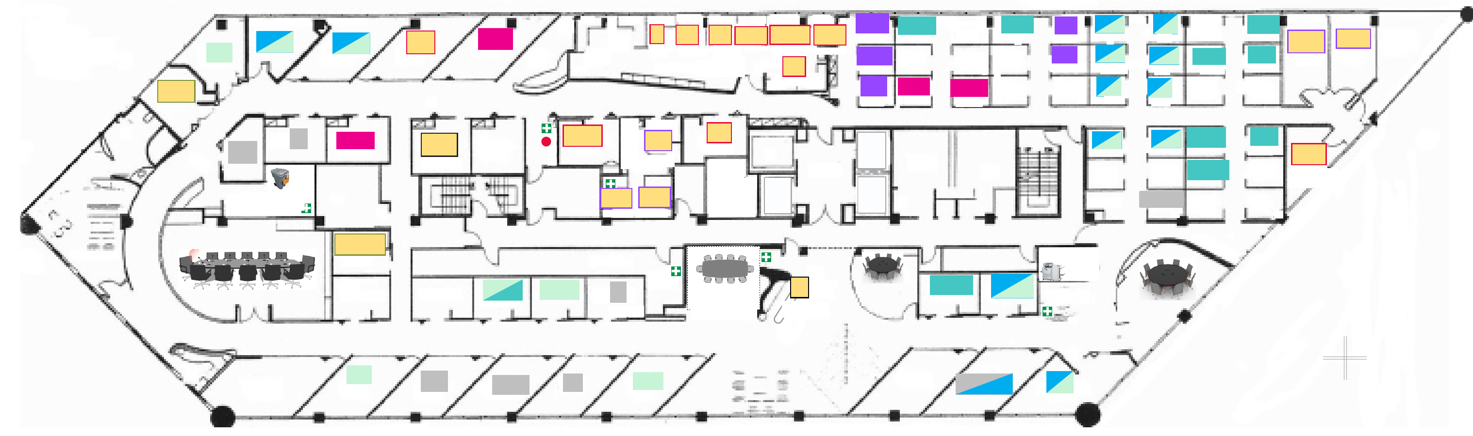 Sanitized seventh-floor office footprint excerpt