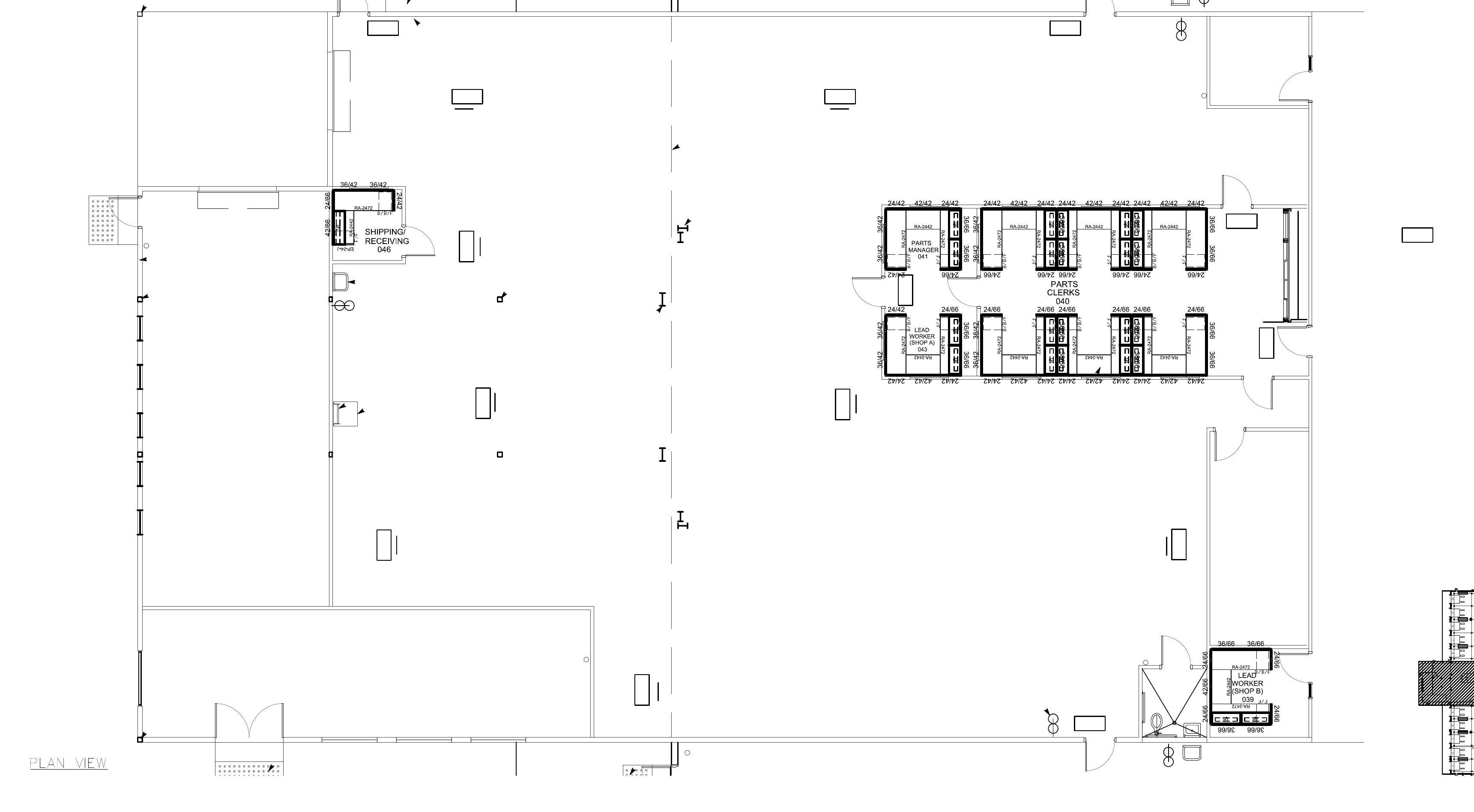 First floor | Initial layout