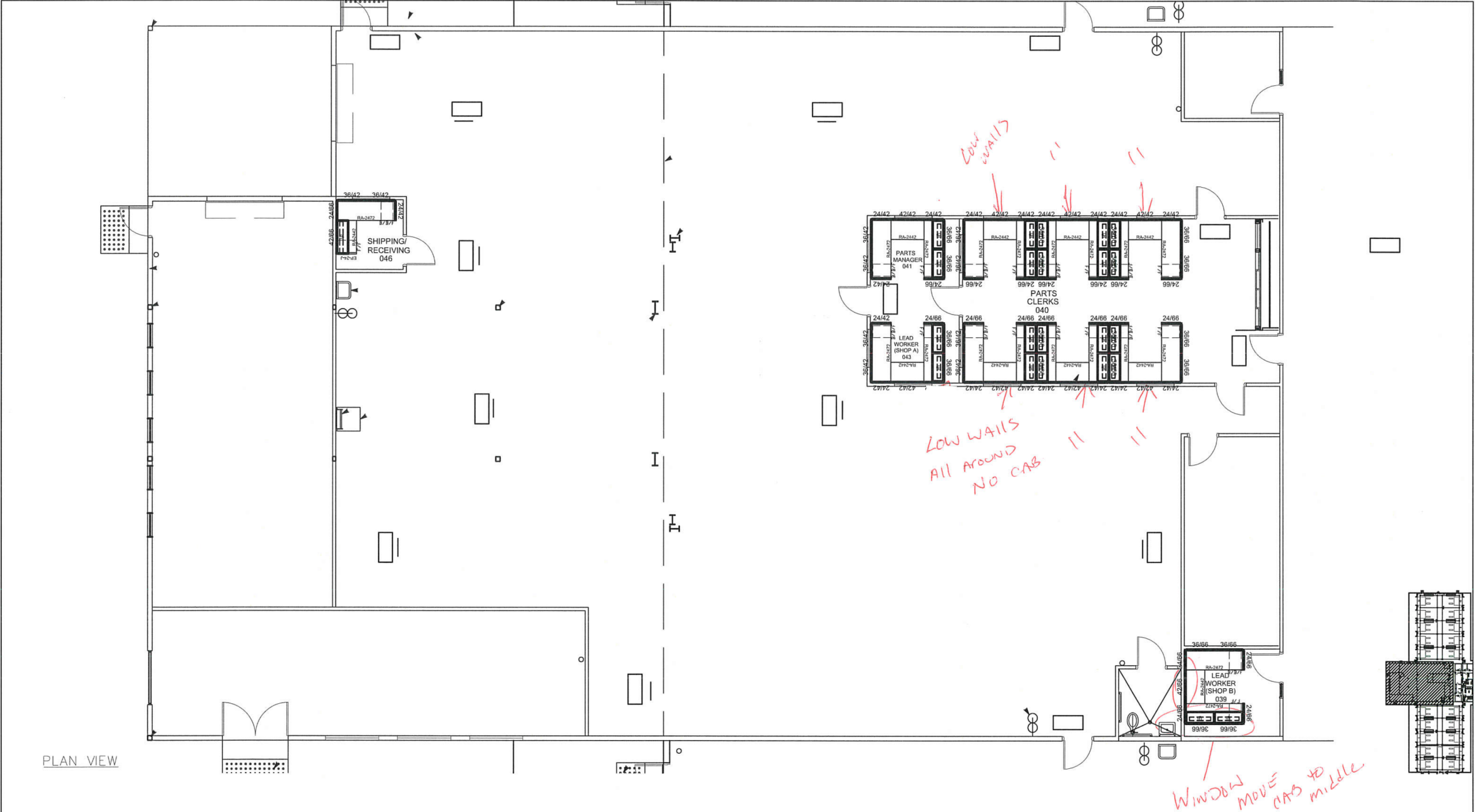 First floor | Installation-stage revisions