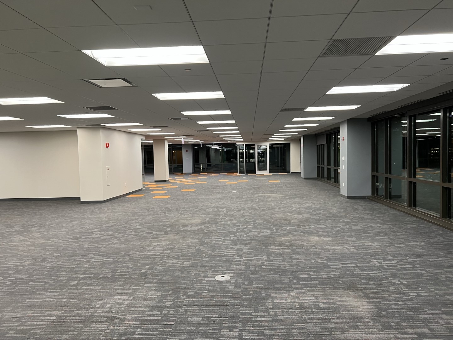 Cleared Stantec Chicago open office floor