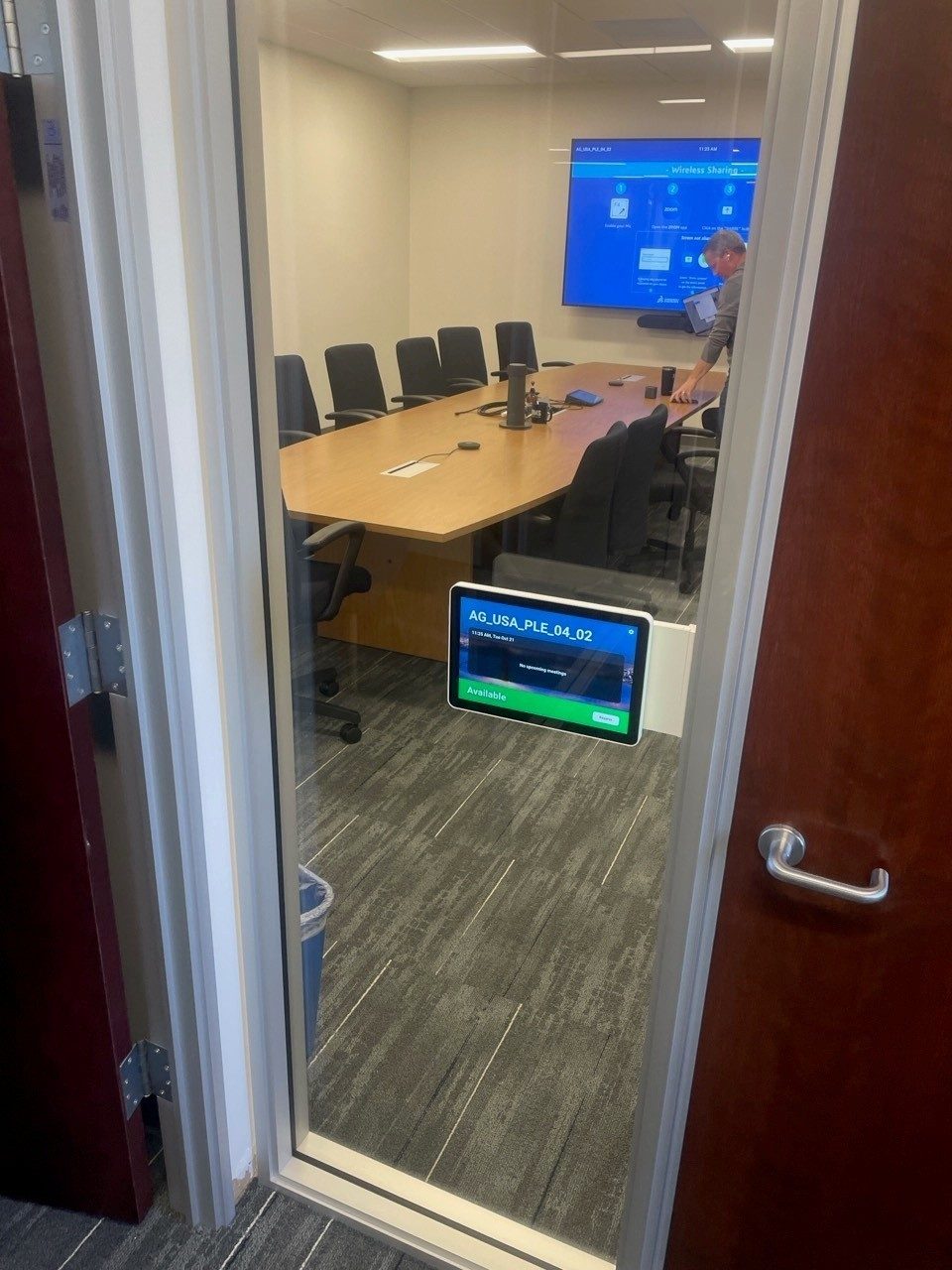 Meeting-room technology integration