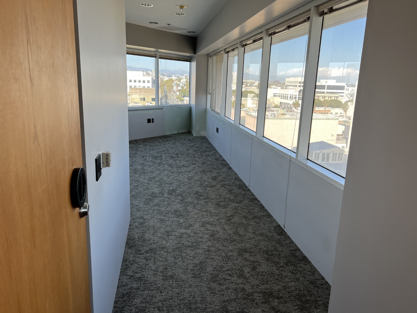 Private office after assigned furniture removal