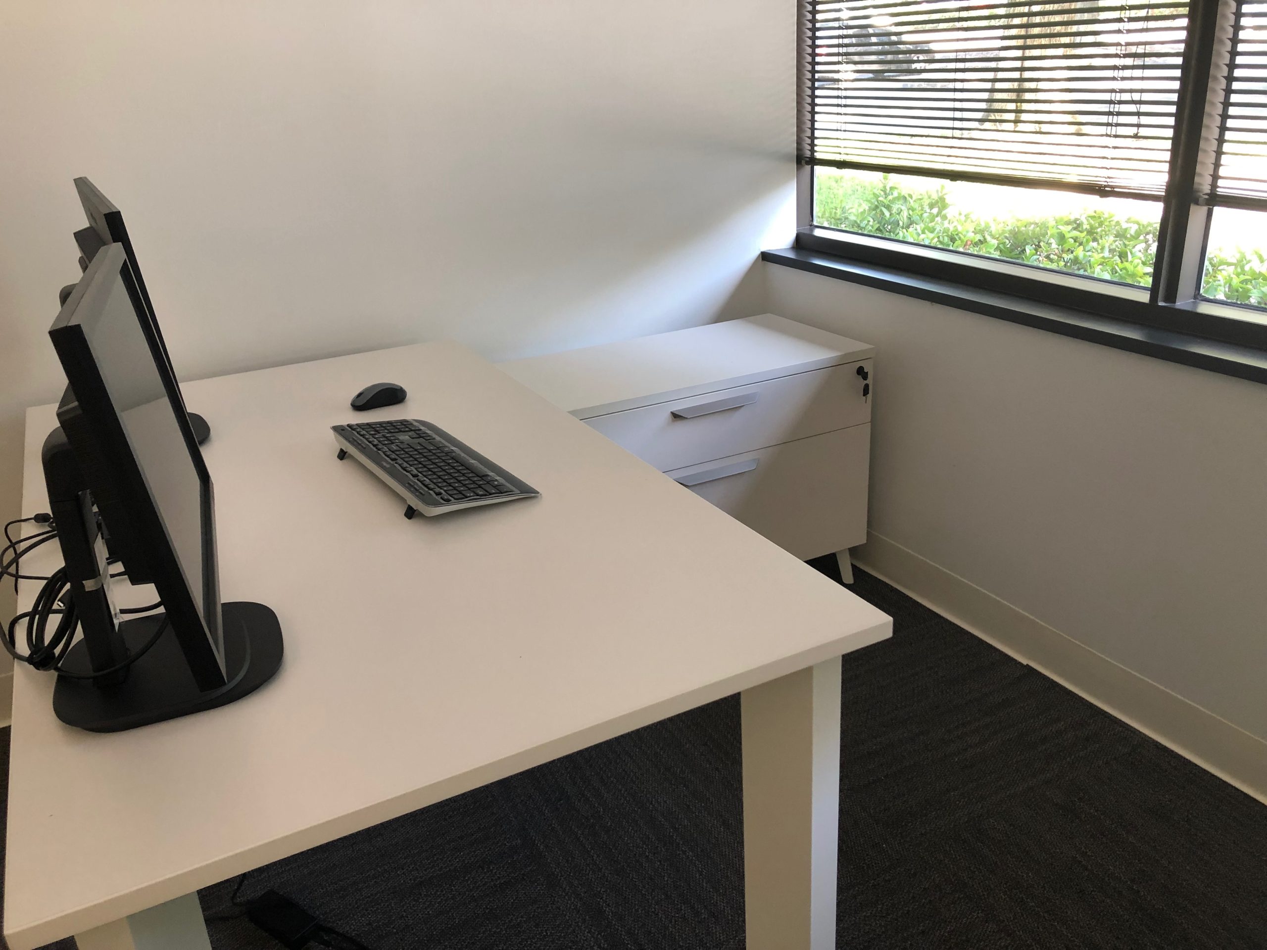 Private office furnishings at CIM Group Longwood, completed.