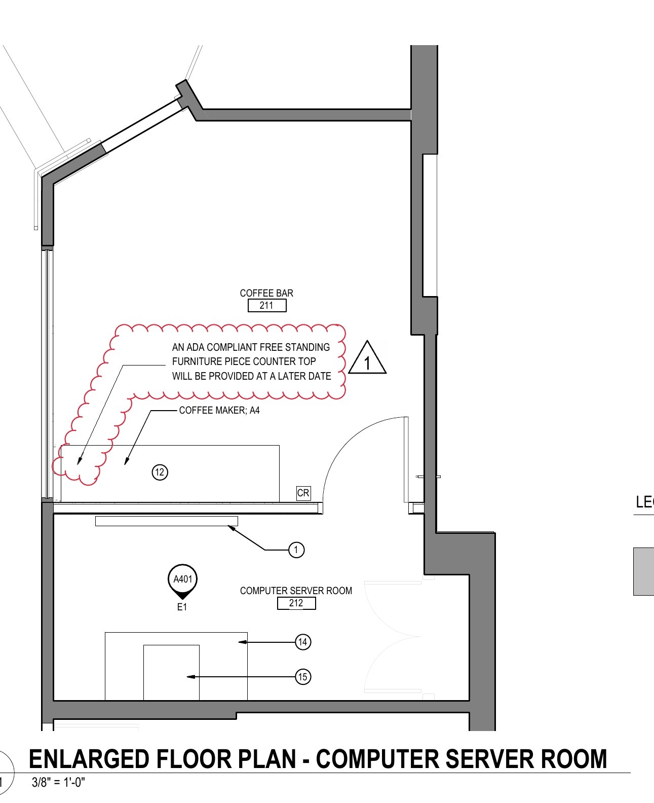 Server Room & Coffee Bar Plan
