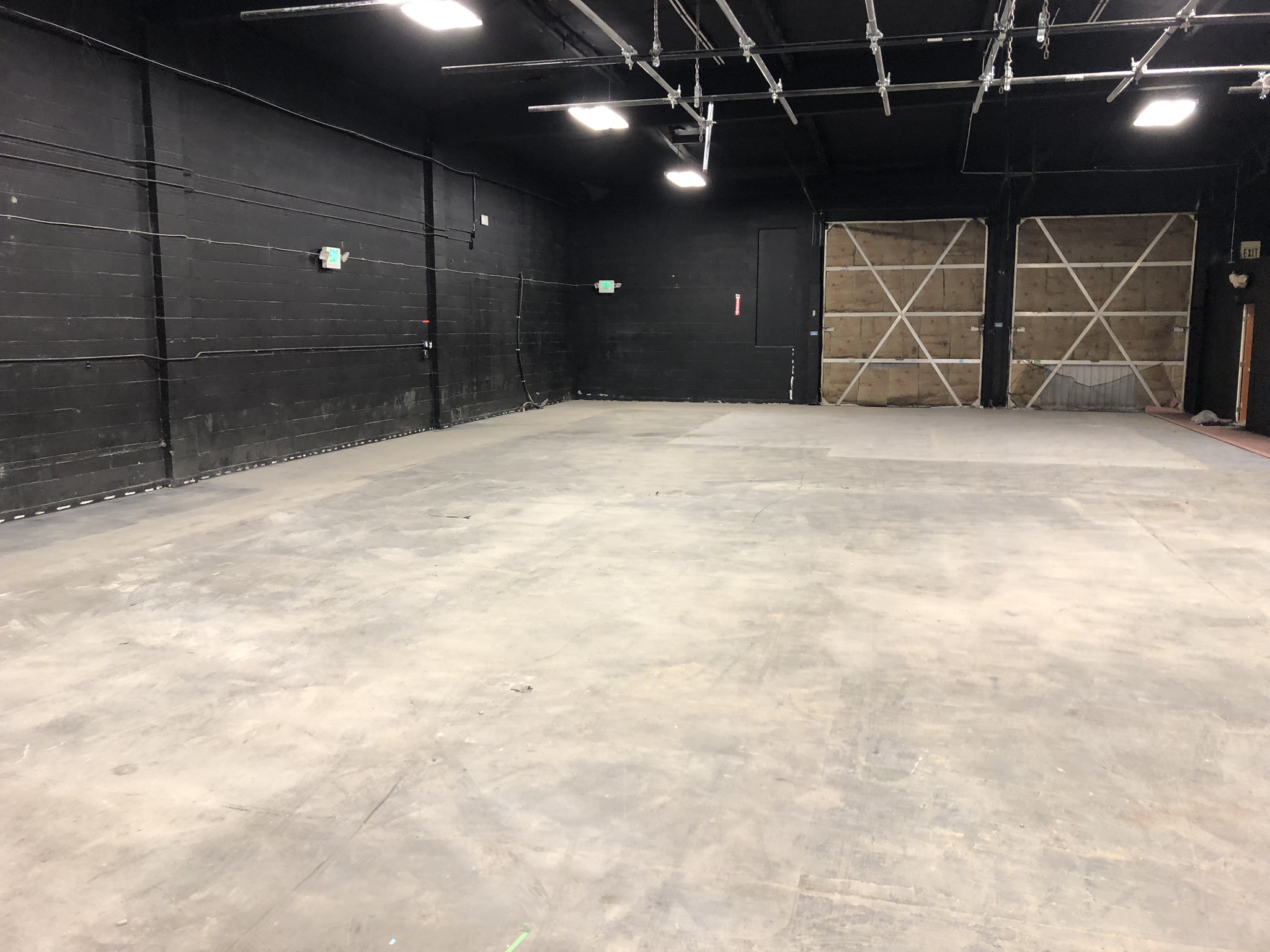 Canoga Park studio floor cleared of production sets