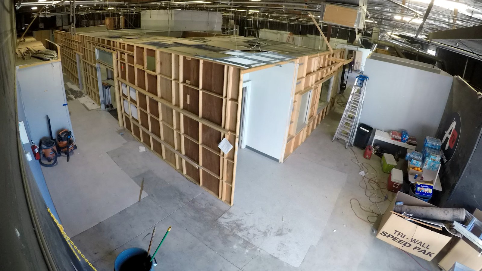Built production-set structure at the AwesomenessTV and Viacom Canoga Park studio