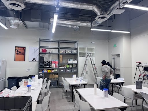 Staff-Area Painting | In Progress