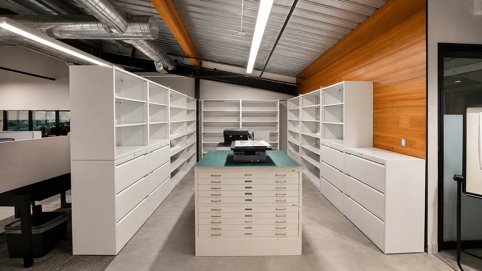 Completed Stantec Austin plot room