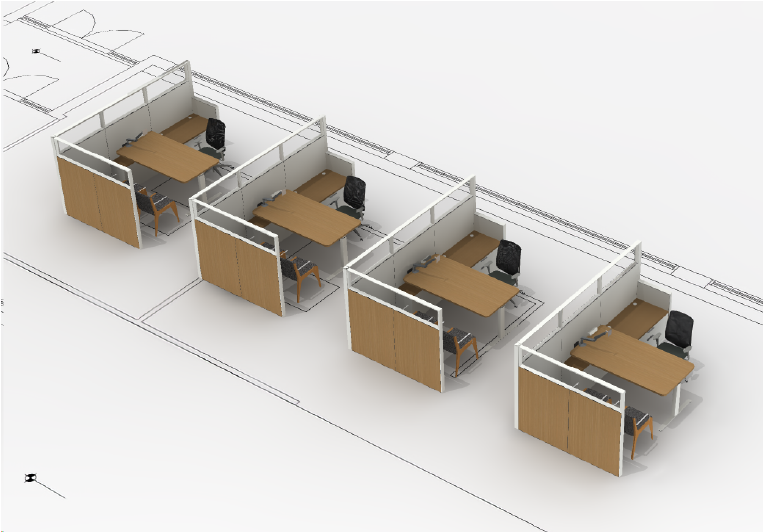 U.S. Bank Dubuque furniture arrangement and connection requirements