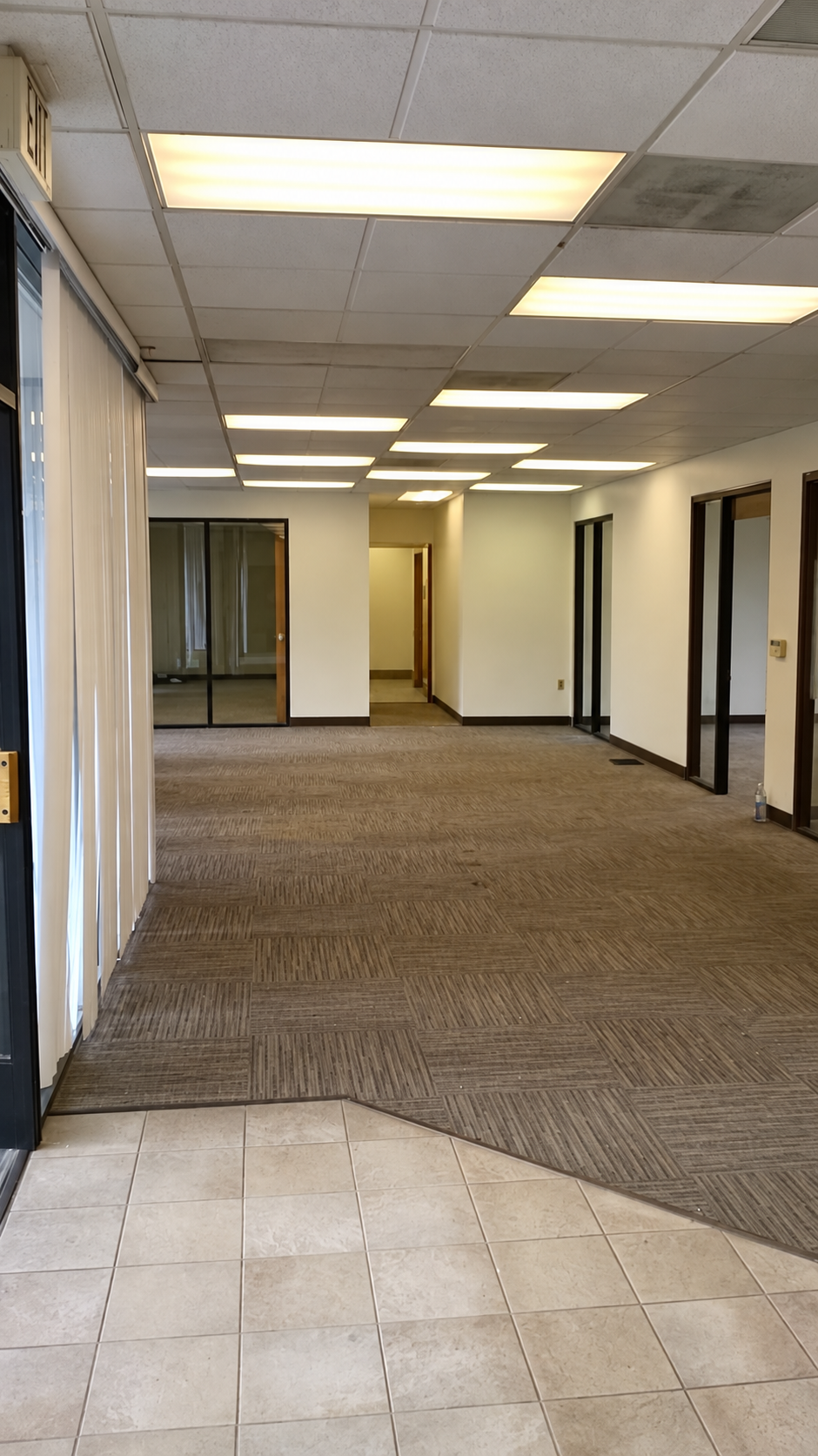 First American Title Gresham cleared workplace area in progress