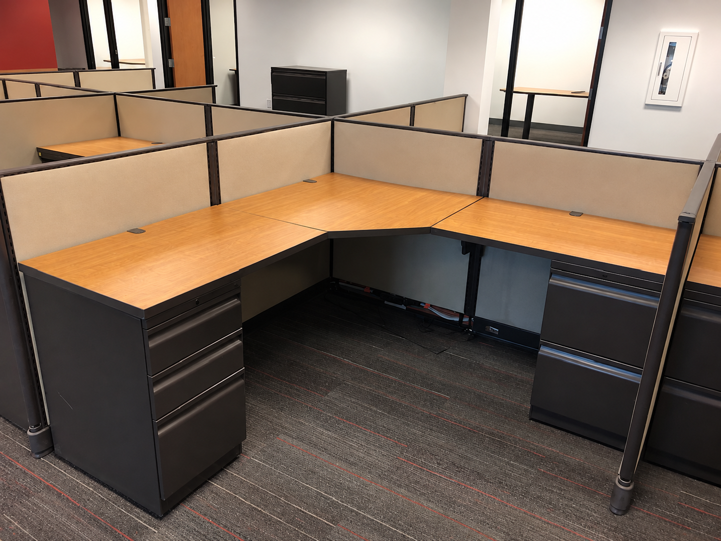 Las Vegas workstation and power-interface installation in progress