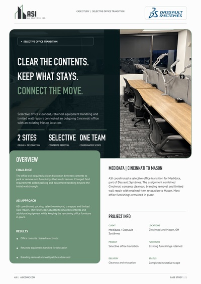 Medidata Cincinnati to Mason case-study cover