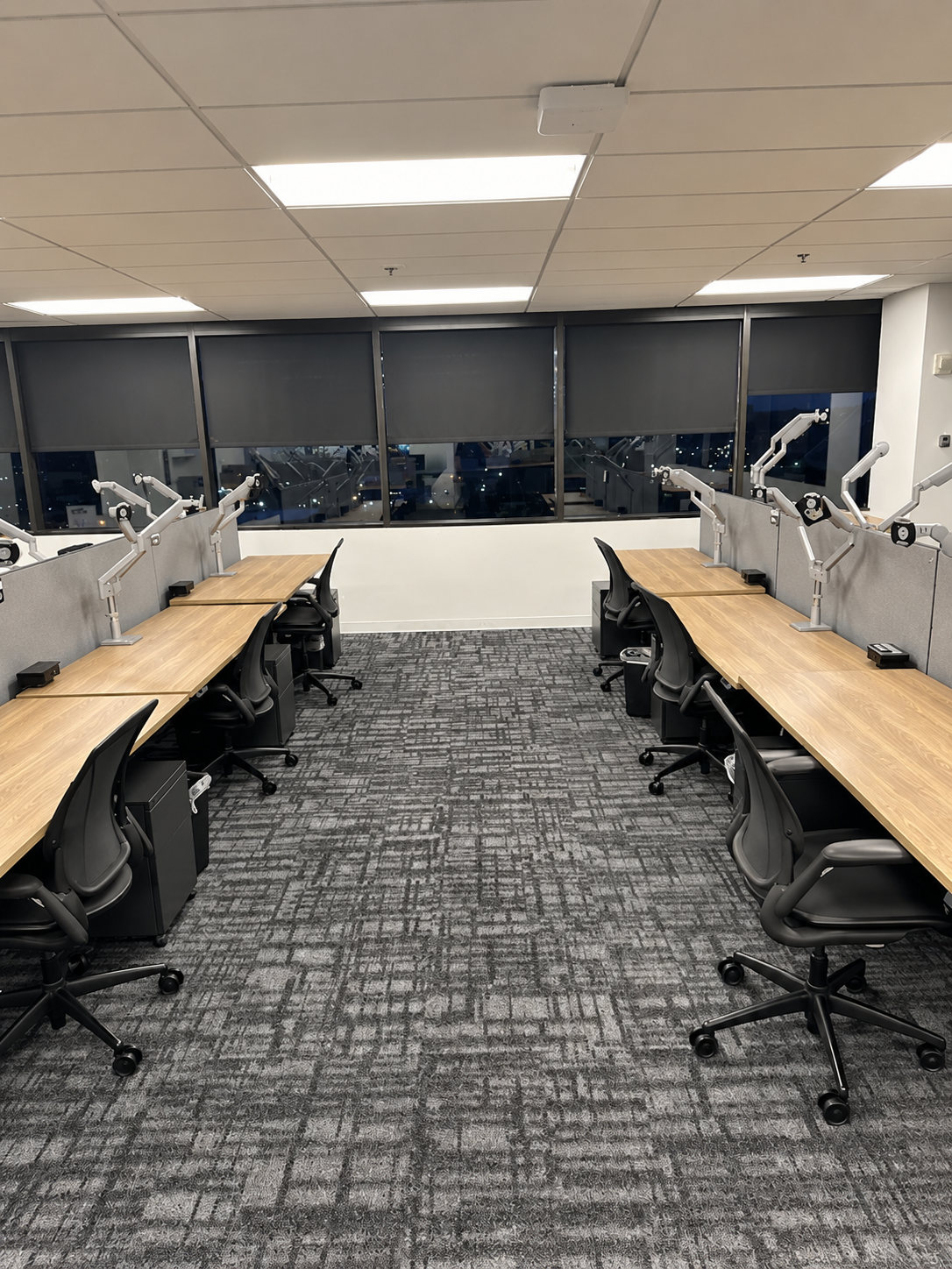 Retained workplace and cleared surfaces | Completed