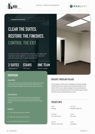 Realogy Westlake Village case-study cover